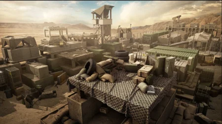 Kitbash3D – Military Outpost
