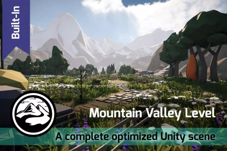 Mountain Valley - BUILT-IN - Game Ready Level