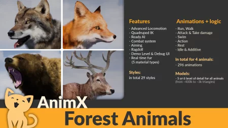 AnimX Forest Animals