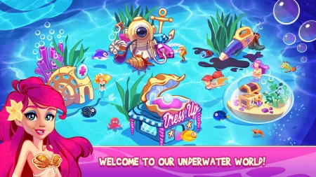 Mermaid Princess Underwater Full Unity Game Source Code Free
