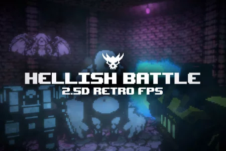 Hellish Battle - 2.5D Retro FPS