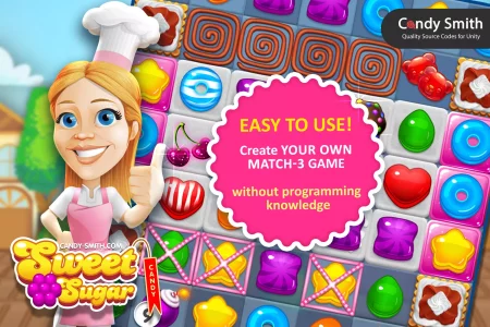 Sweet Candy Sugar Match 3