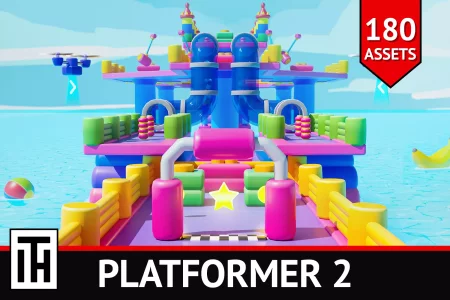 Platformer 2 - Low Poly