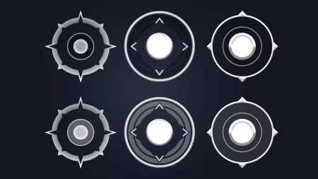 Easy mobile input | 10 Joystick images