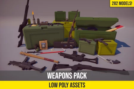 Low Poly FPS Weapons Pack