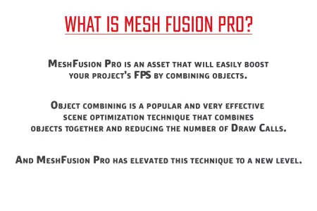 MeshFusion Pro : Ultimate Optimization Tool