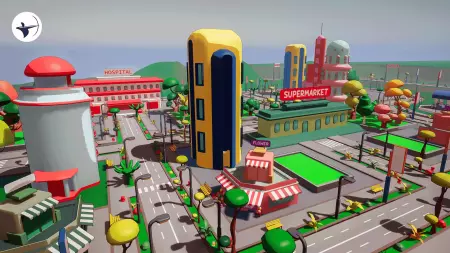 Cartoon City with Toon Shader 2