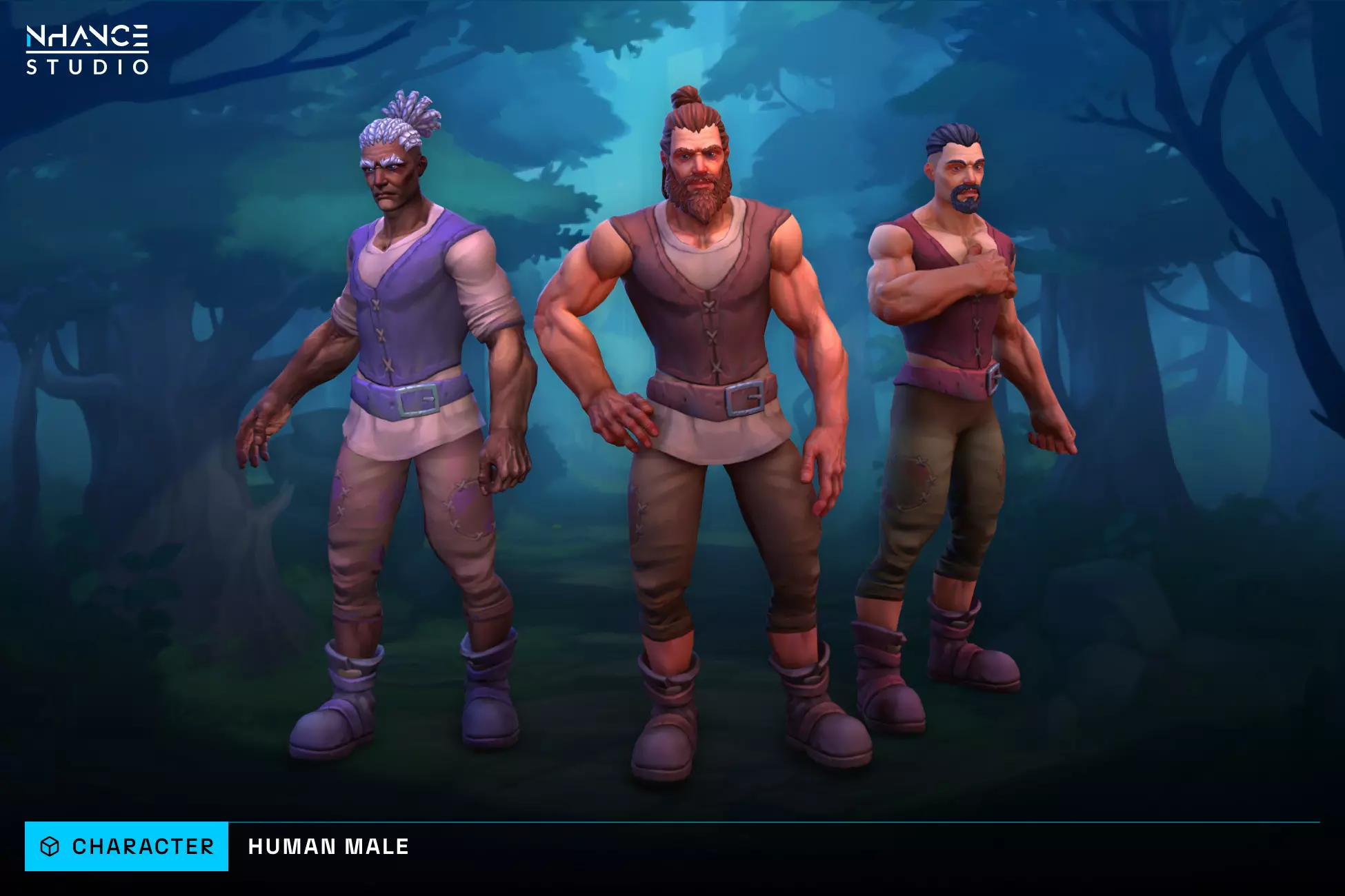 Stylized Modular Human Male