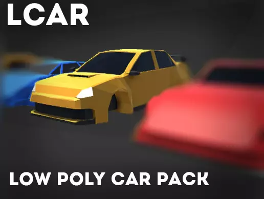 LCar - (Low poly car pack + Bonus)