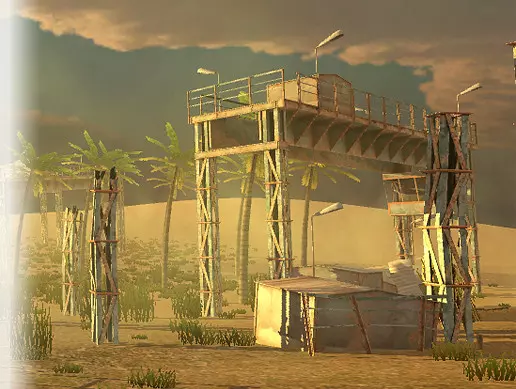 Post Apocalyptic Old Gantry/Factory Set/Kit