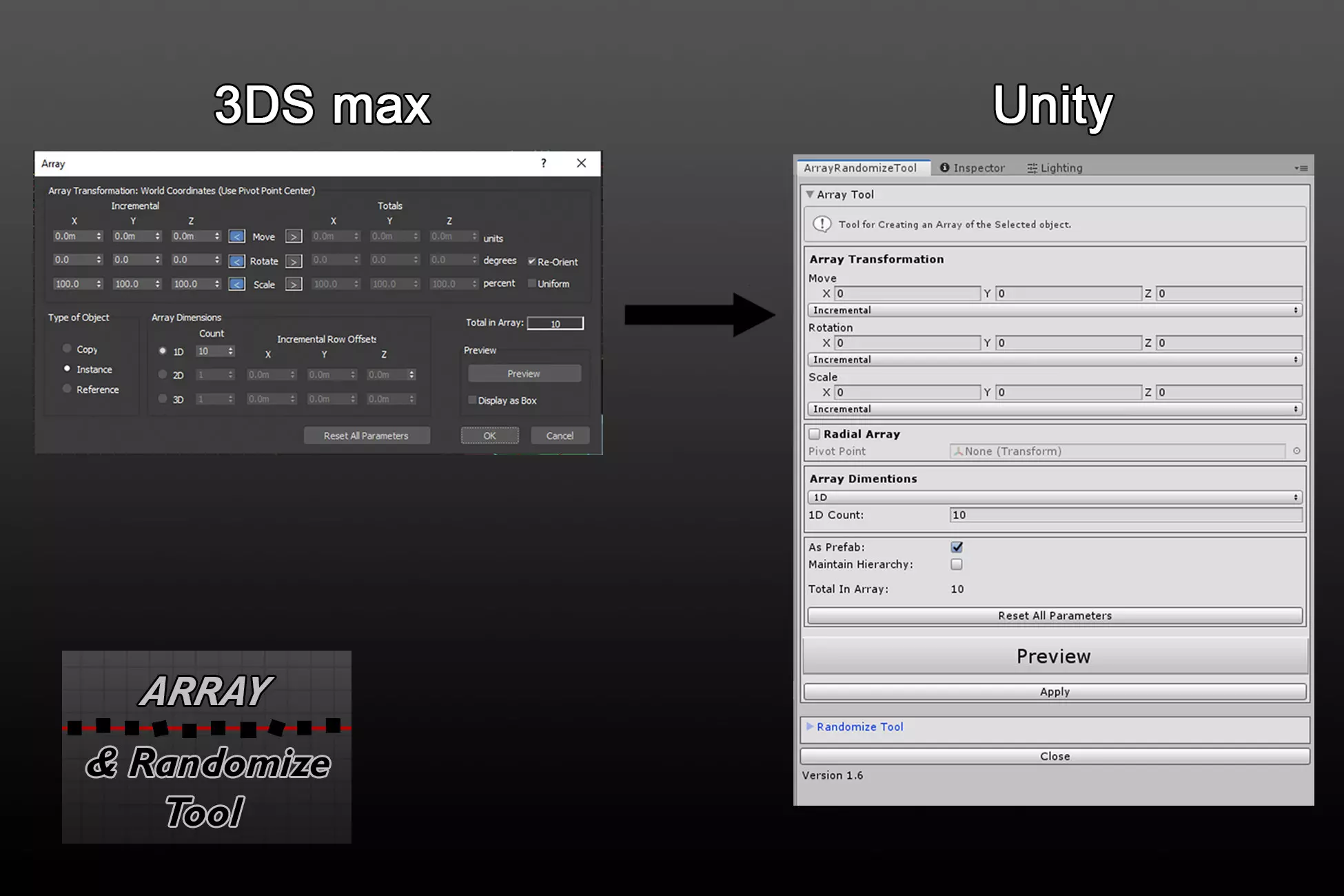 Array & Randomize Tool.