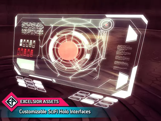 Customizable SciFi Holo Interface
