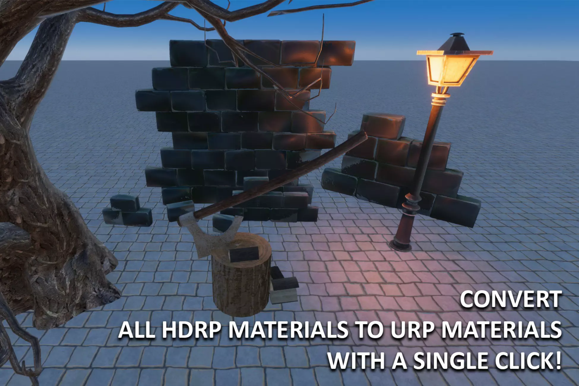 HDRP to URP Downgrader