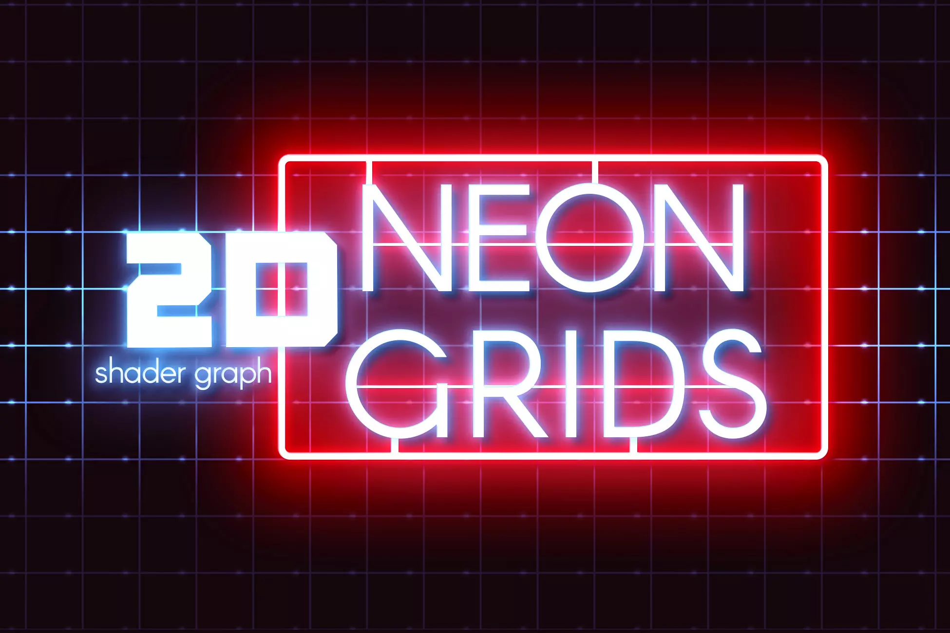 2D Neon Grids