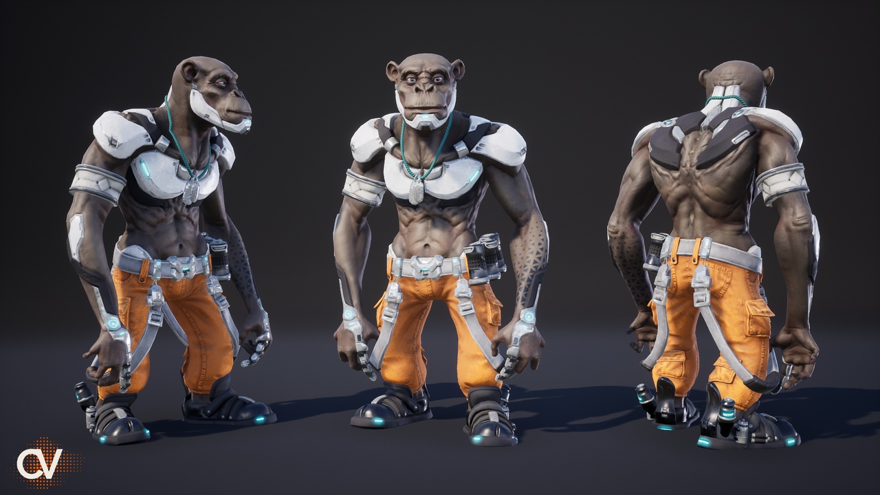 Space Monkey Sci-Fi