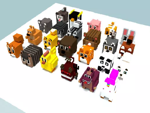 Voxel Animals (#23)