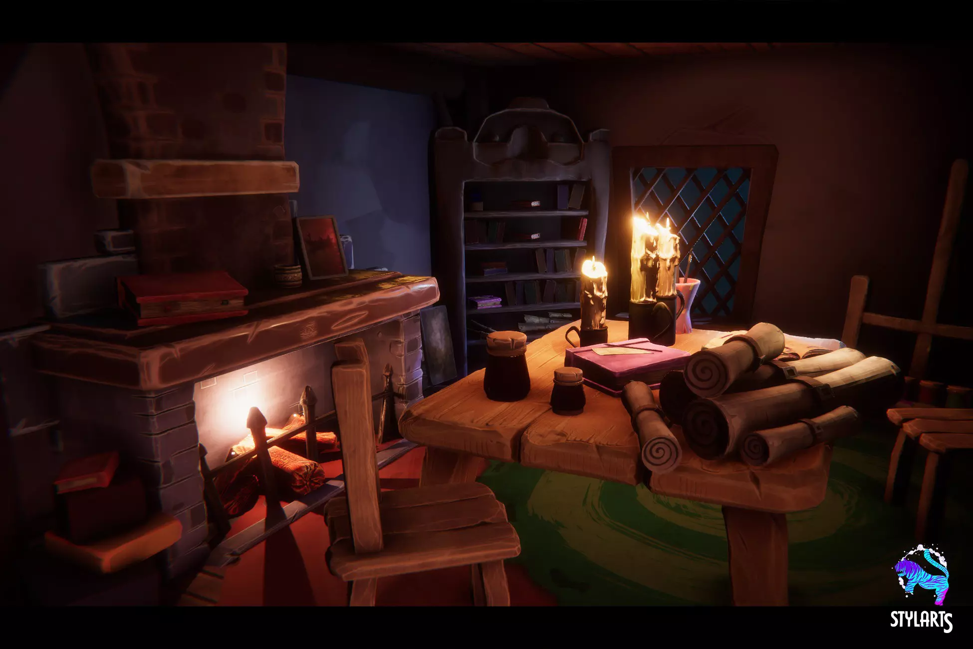 Stylized Wizard Room