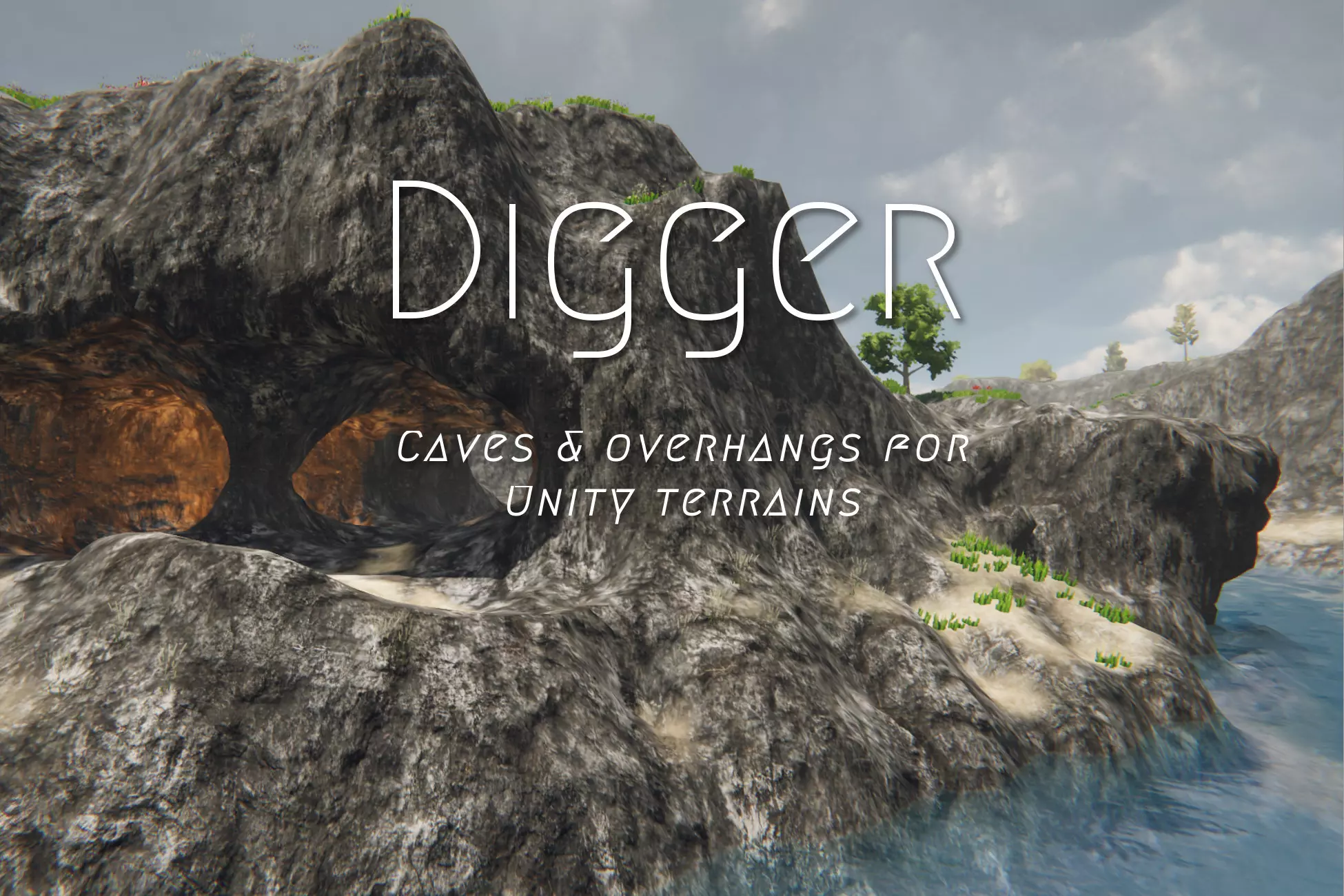 Digger - Terrain caves & overhangs