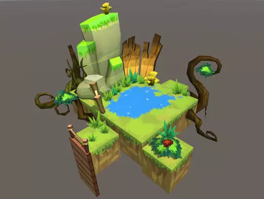 Cartoon Style Fantasy Environment Pack