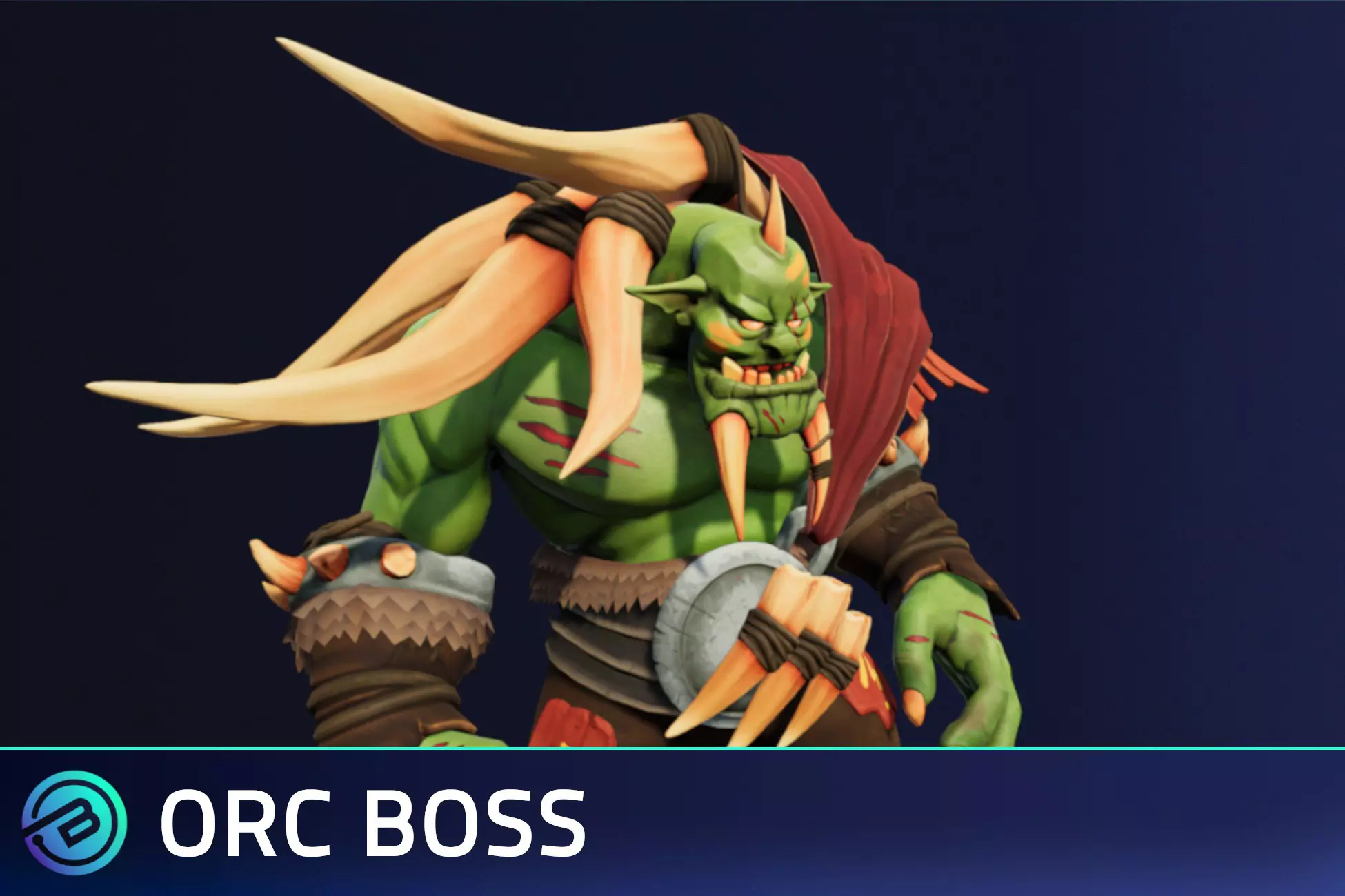 Stylized Orc Boss - RPG NPC