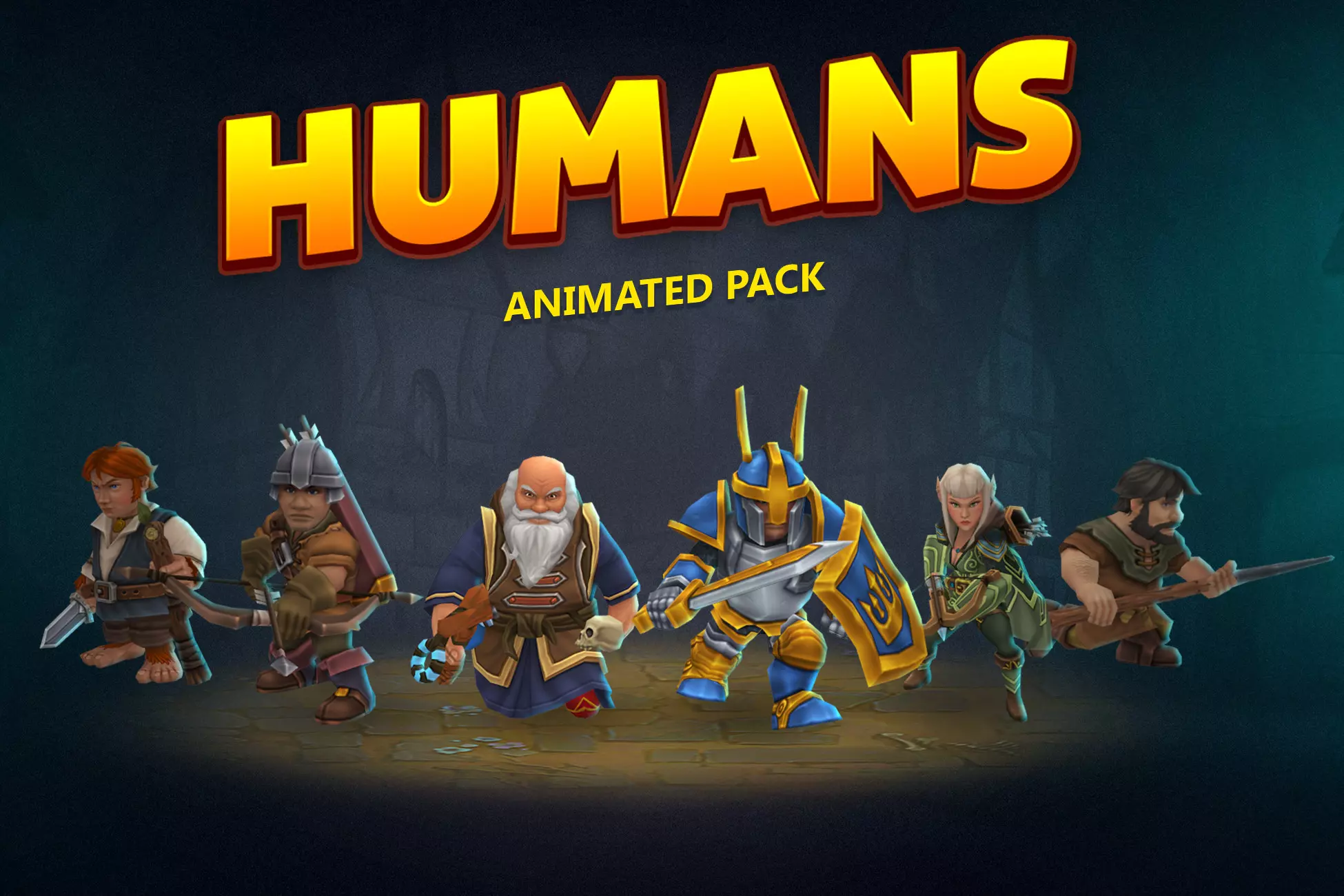 Humans animated pack