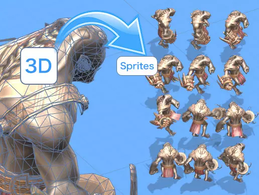 SS2d: Sprites Generator & High Performance RTS System