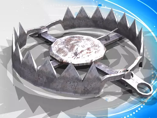 Animated 3D Trap
