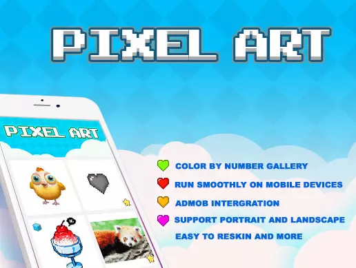 Pixel Art: Color By Number
