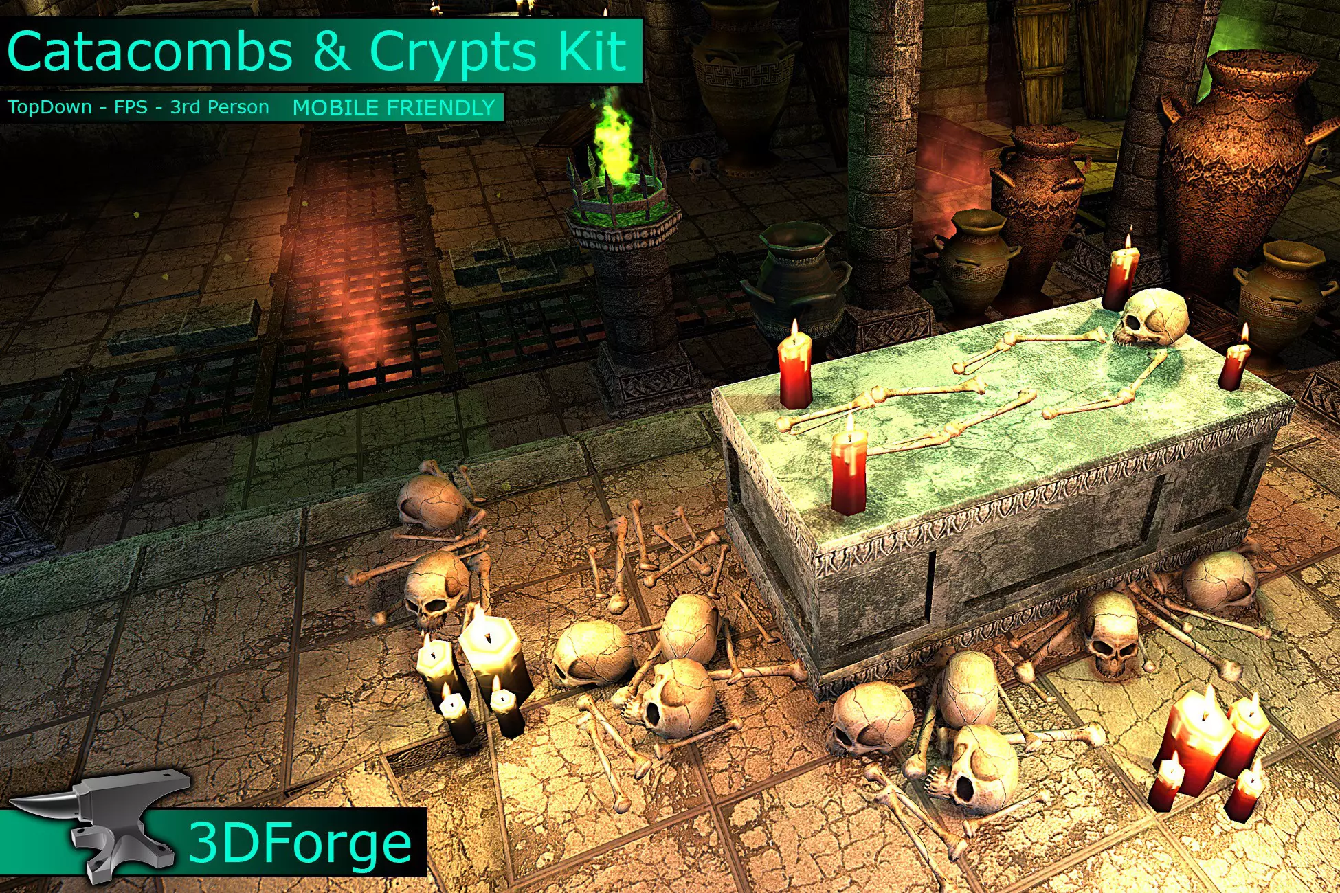 Catacombs & Crypts Interiors Kit