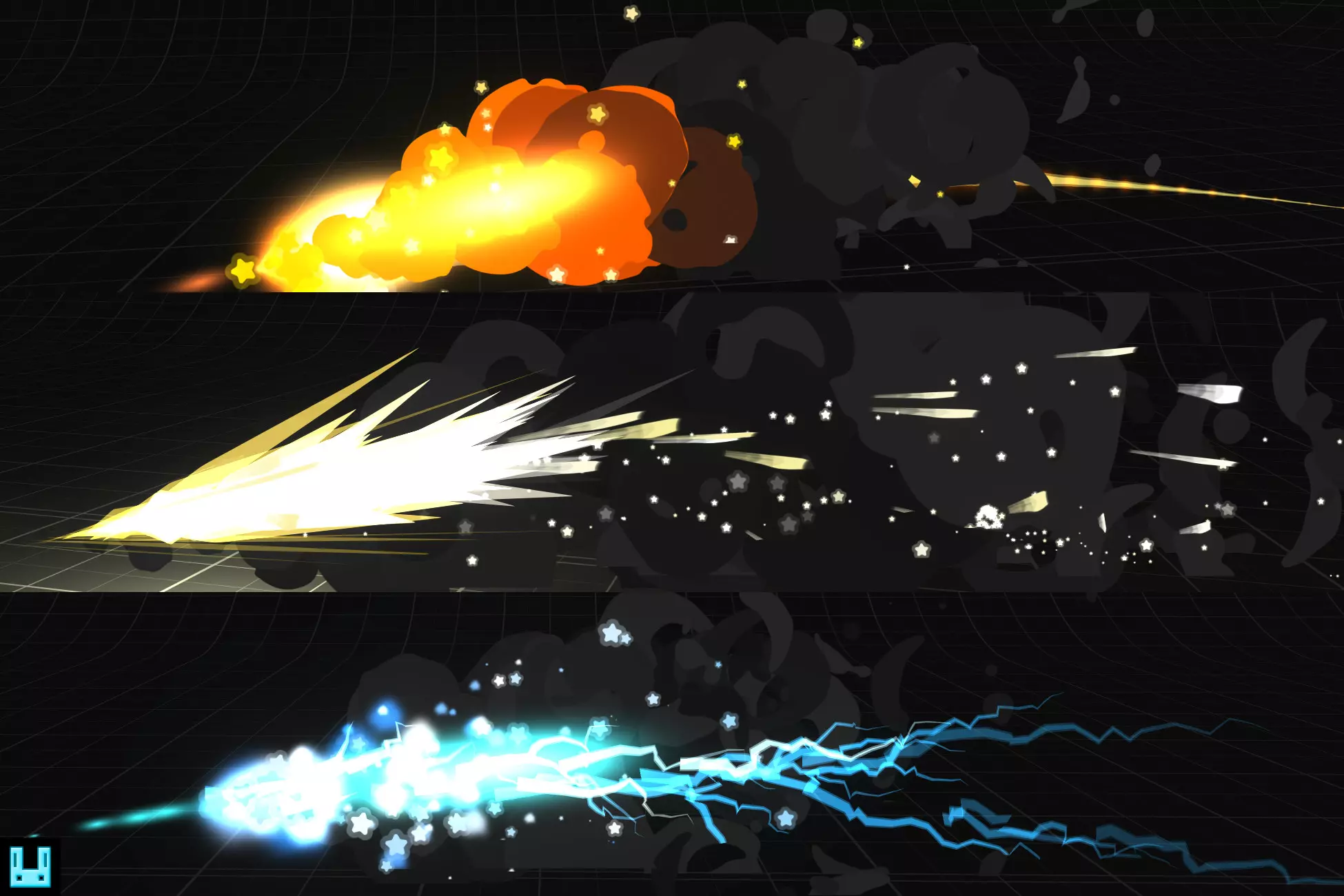 Stylized Boost Trail Particles