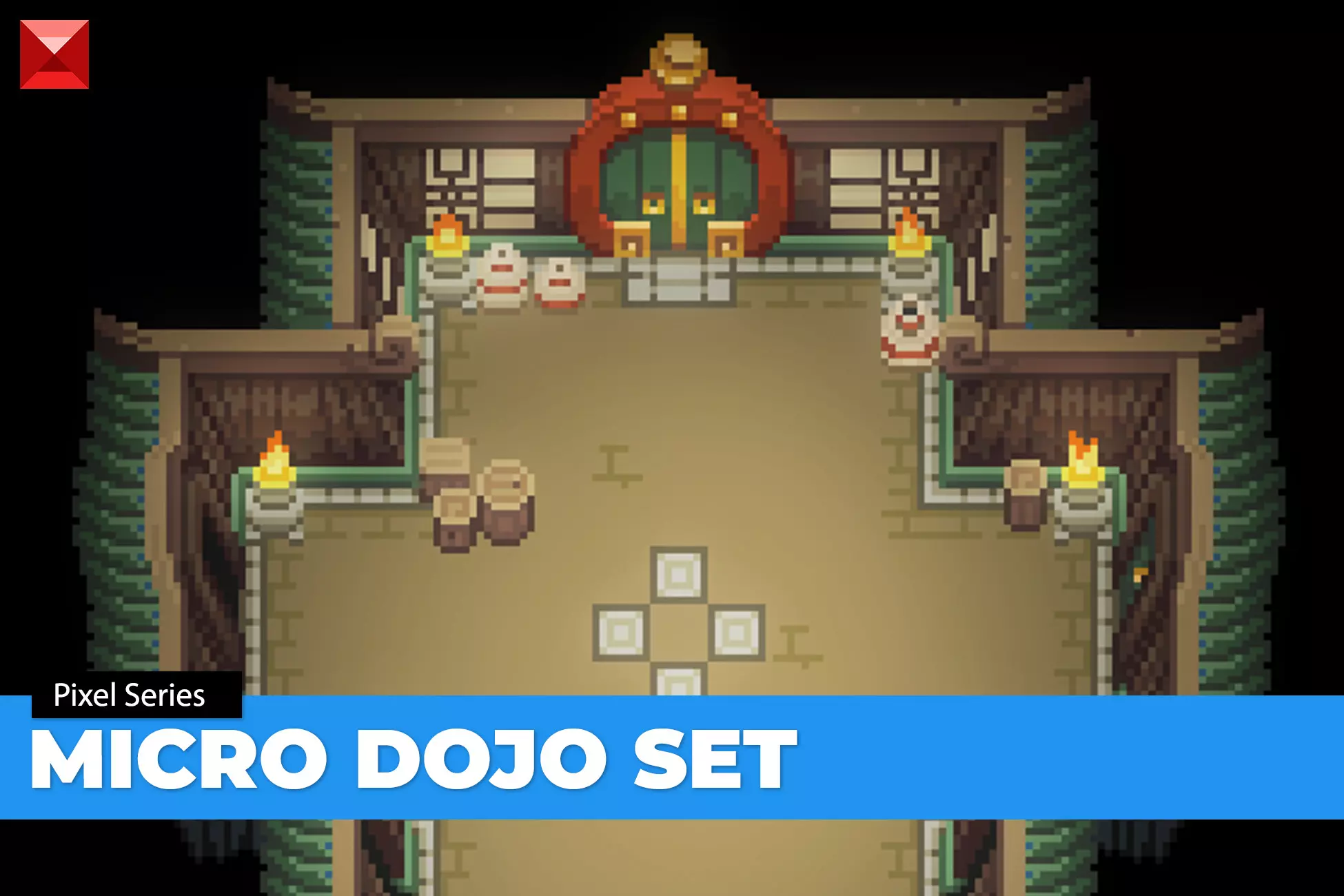 Top Down 2D Dojo Chip Set