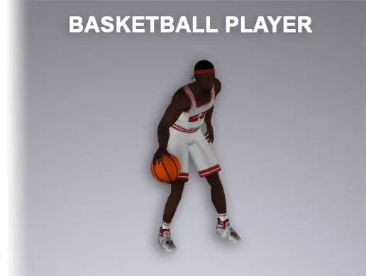 Basketball Player 8138 Tris