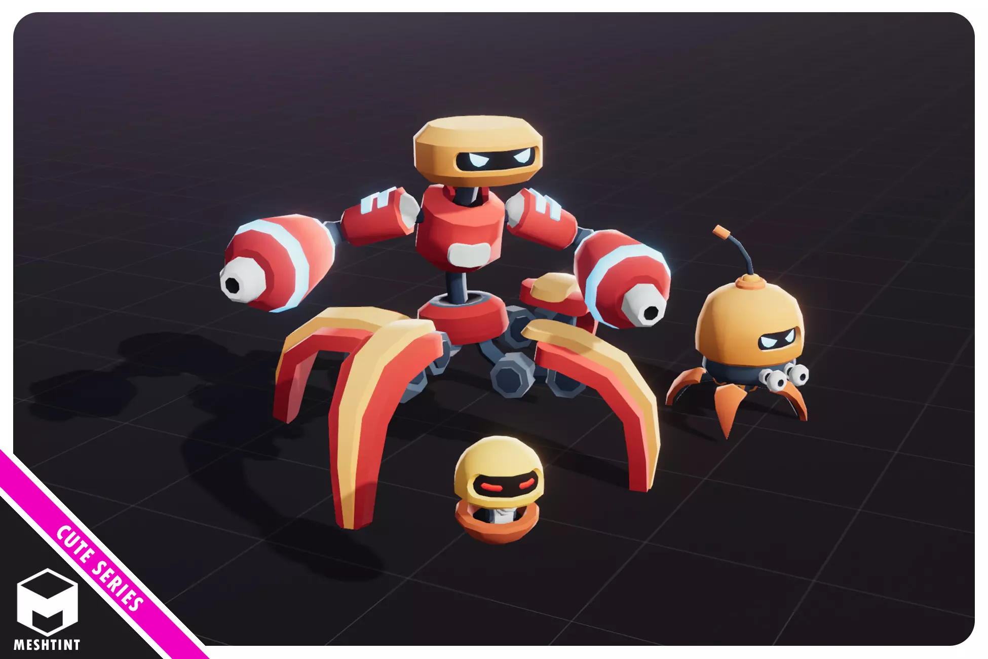 Ball Hermit Blast Robot Evolution Pack Cute Series