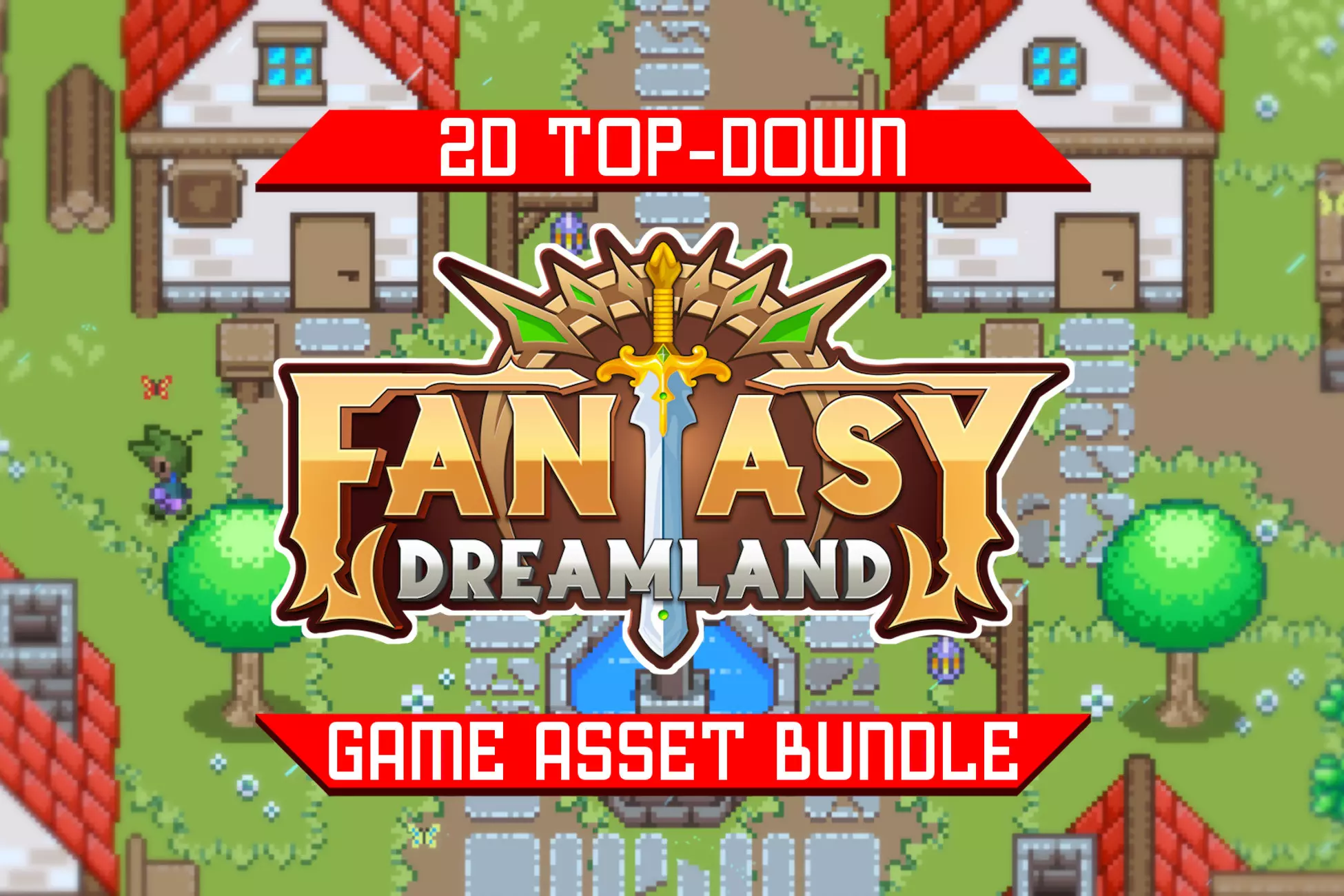 2D TopDown Tilesets Fantasy Dreamland