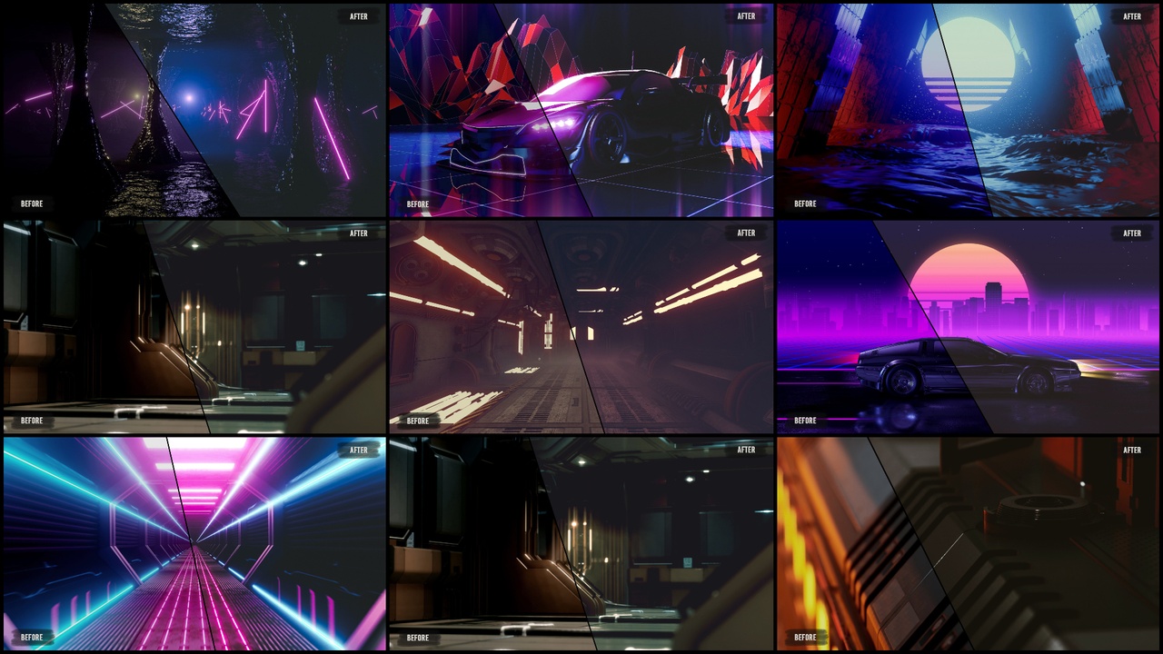 500+ Ultimate LUTs Pack - Post-Processing Filters