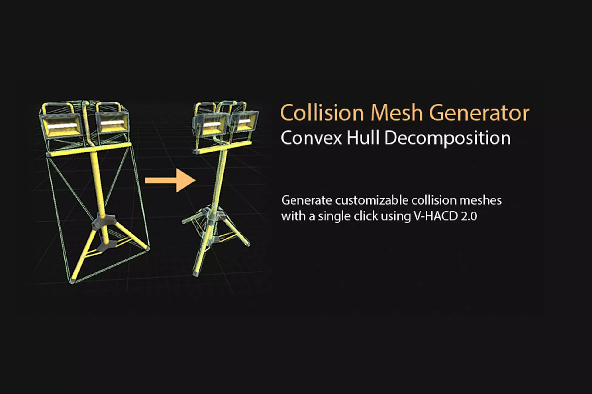Collision Mesh Generator | Convex Decomposition