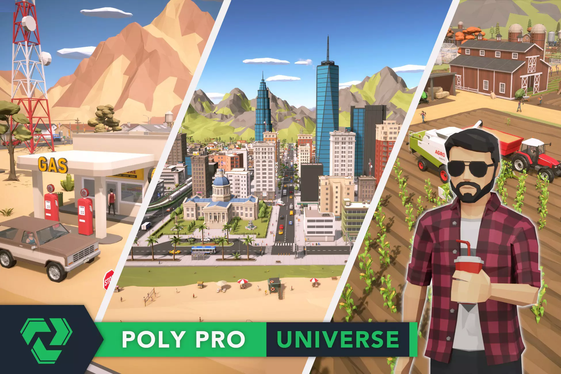 Poly Pro Universe - Low Poly Assets