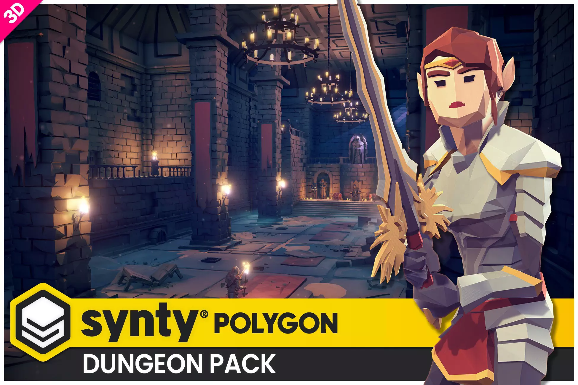 POLYGON Dungeons - Low Poly 3D Art by Synty