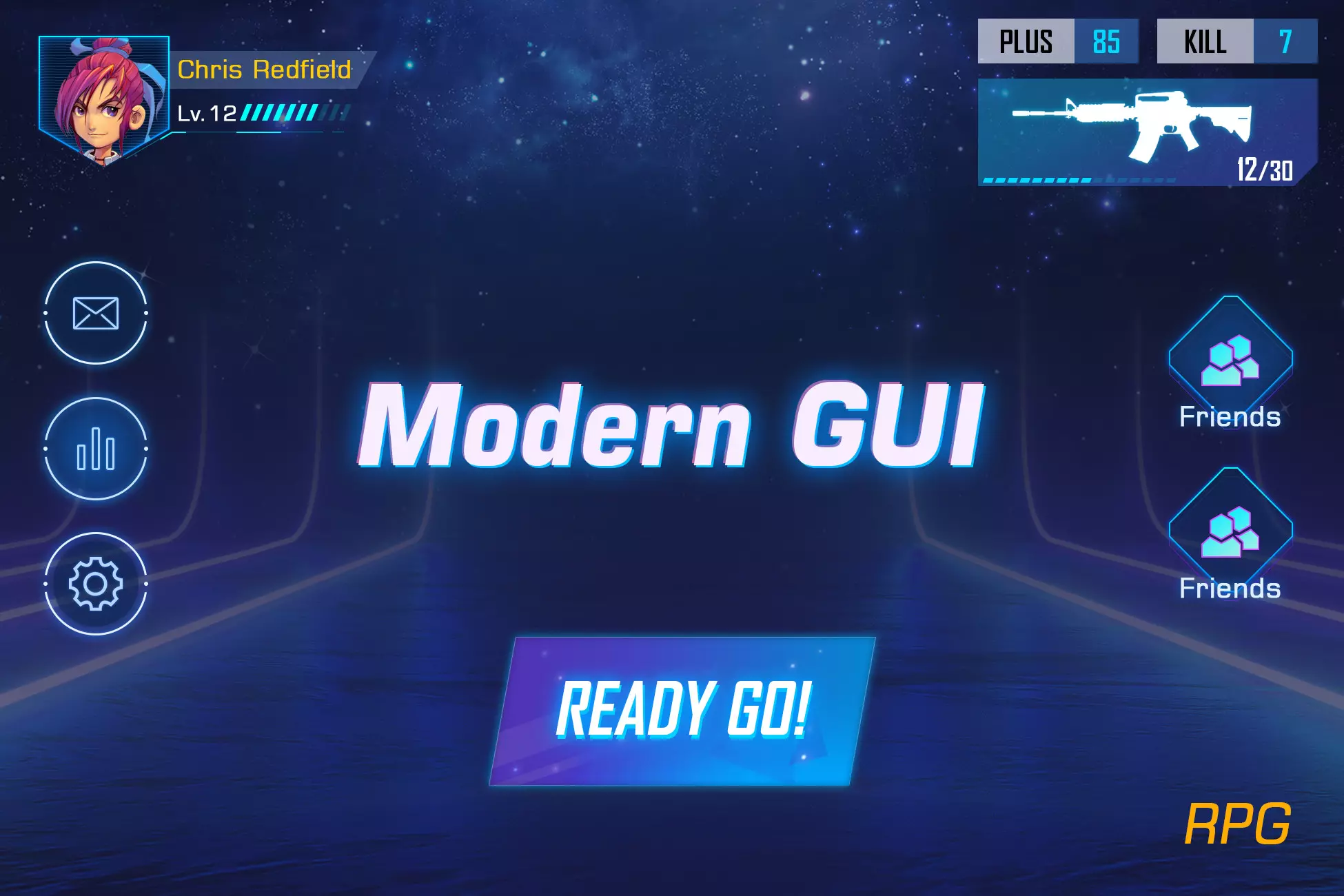 Modern RPG GUI Pack