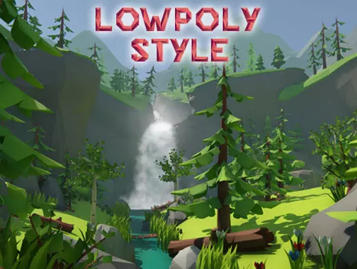 Lowpoly Style Forest Environment