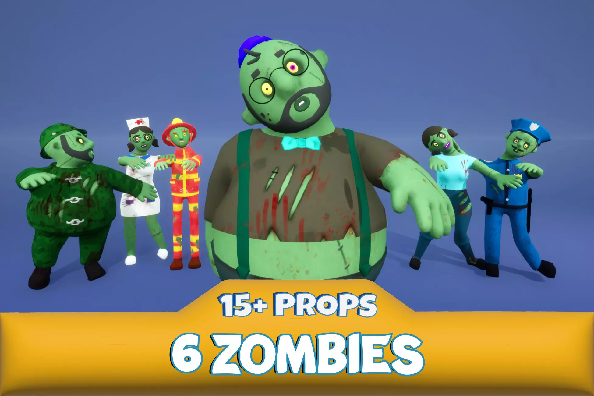 6 Toon Zombies v2.0