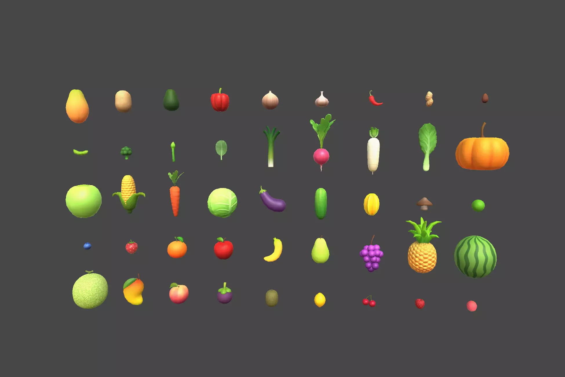 Cartoon Food Pack Vol. 2