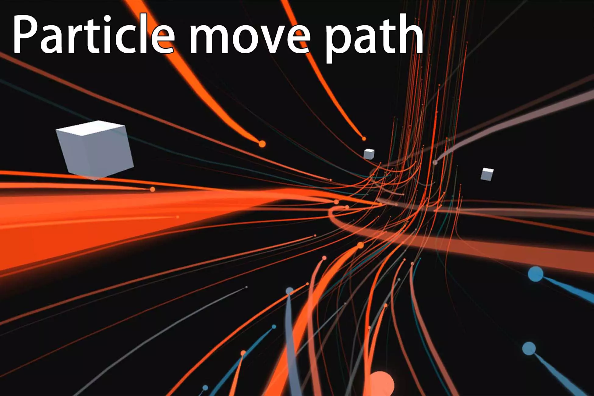 Particle move path