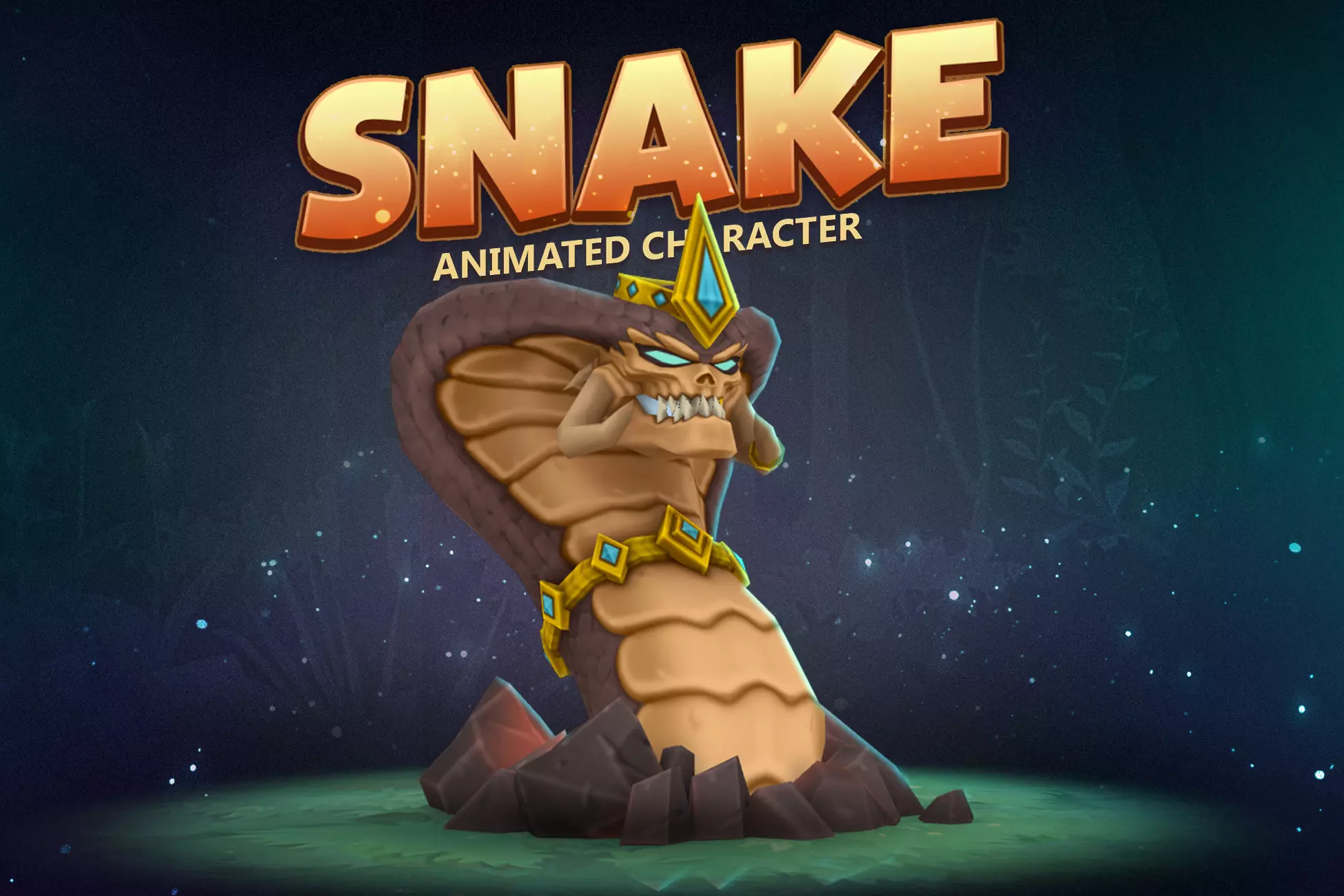 Snake animated character