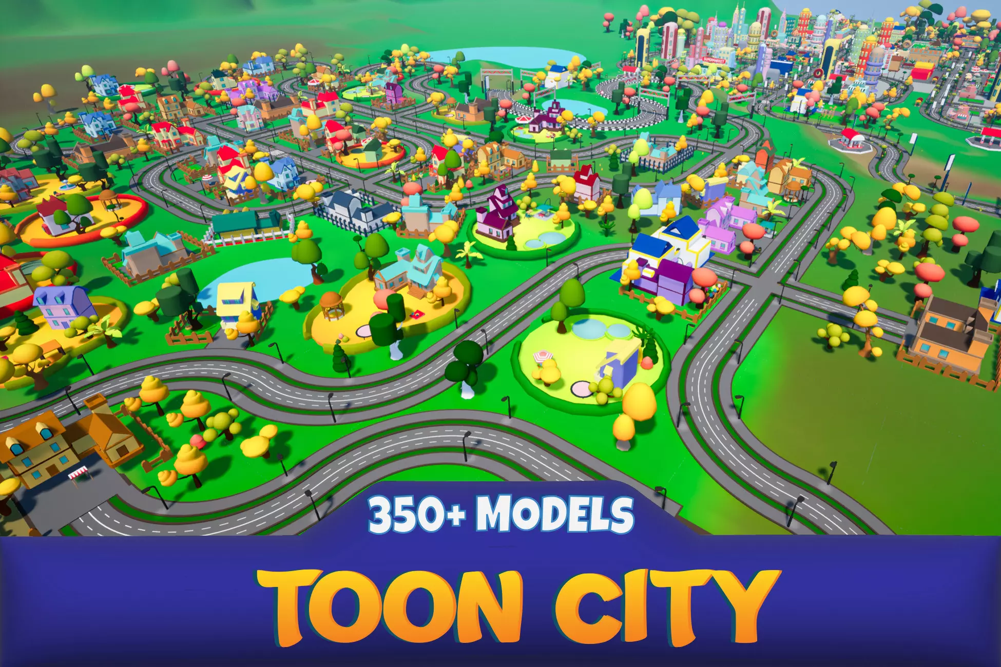 Cartoon City Environment Pack v2.0