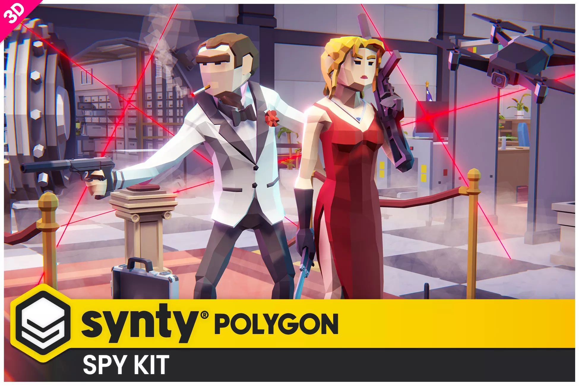 POLYGON Spy Kit - Low Poly 3D Art by Synty