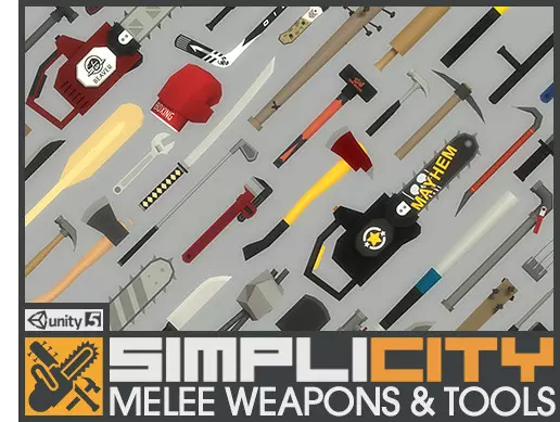 SimpliCity Melee Weapons & Tools