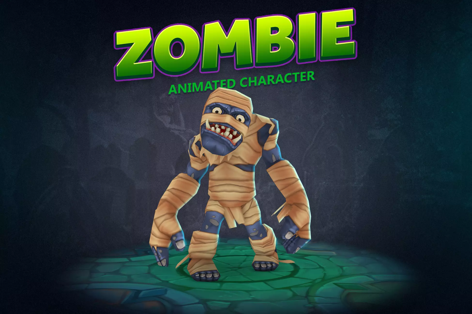 Zombie animated character