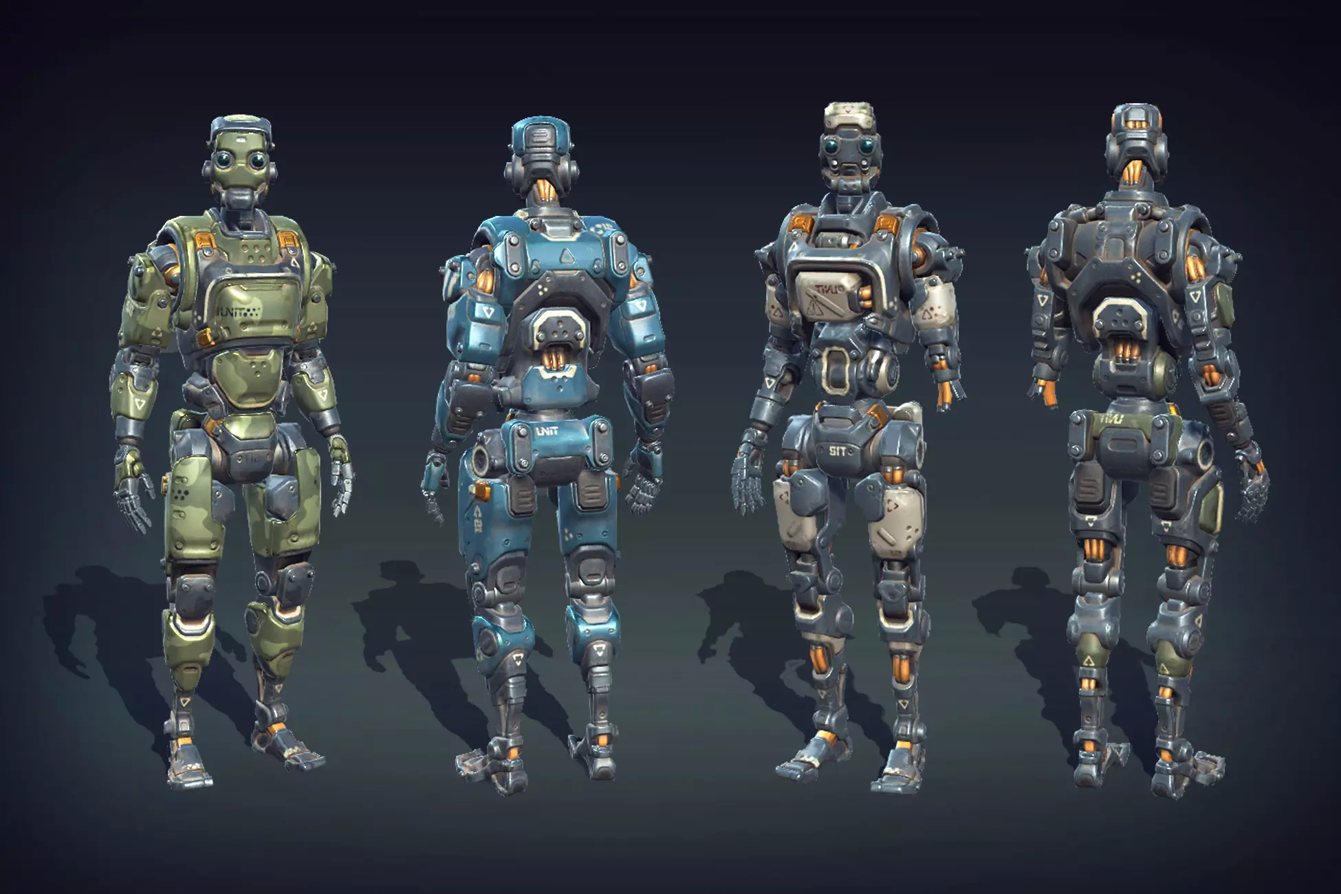 Destructible Humanoid Robot