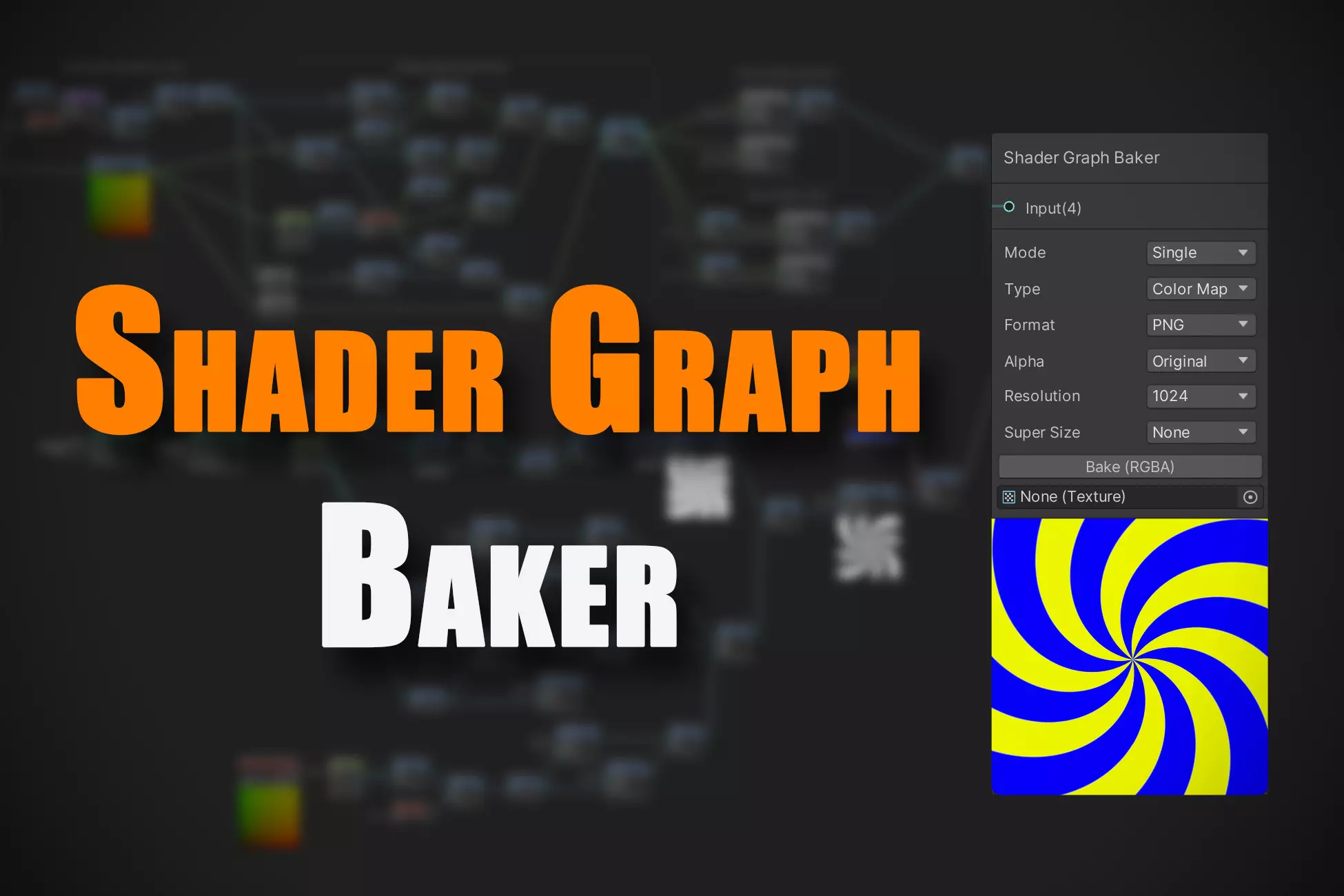 Shader Graph Baker